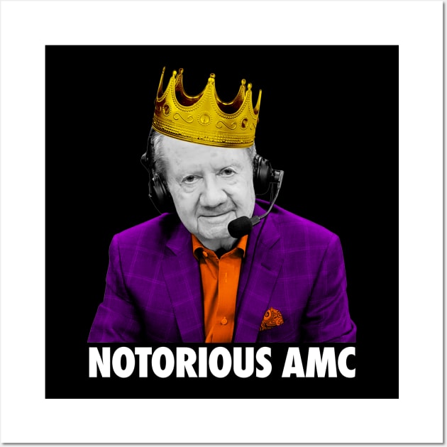 Notorious AMC Purple Variant Wall Art by LunaGFXD